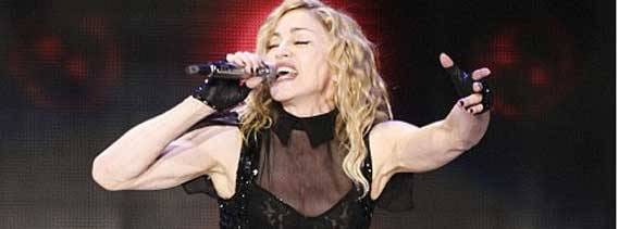 singer madonna worried about shape of leg