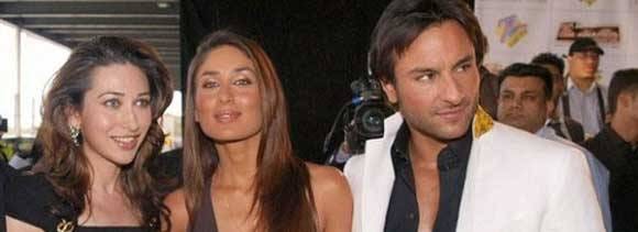 First time i seen Saif, on the set of karisma- kareena