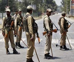 curfew in nine police station areas of srinagar