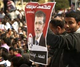 rally in support of egyptian president morsi