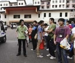 chinese bus driver jailed in singapore over strike