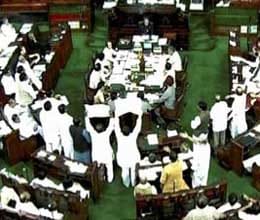 government won in rajyasabha with help of sp and bsp 
