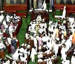black flags waved in parliament babri masjid demolition 