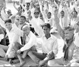 protest of farmers