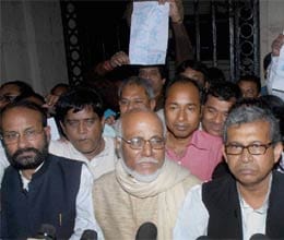 ruckus in west bengal assembly as left trinamool congress mlas come to blows