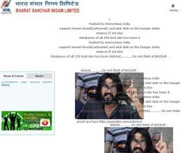 bsnl's website hacked in support of aseem trivedi 