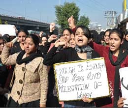 students in anger also in second day 