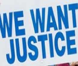protest of rape victim on cm house