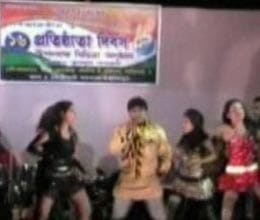 Trinamool member throws currency notes on dancing girls
