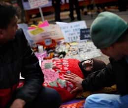 health of rajesh gangwar deteriorated sitting on hunger strike in delhi gangrape case