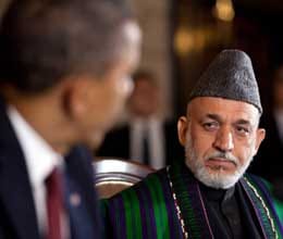 hamid karzai arrived in america
