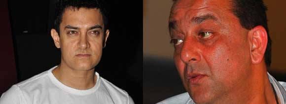aamir Khan helps Sanjay finish 'pk' on time