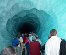 mar de glace france snow caved give thrills 
