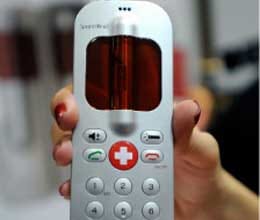 emergency mobile phone with 15 years of battery life