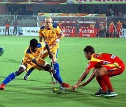 ranchi thrilling win over Punjab in hil 