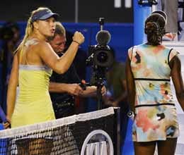 sharapova defeated venus in australian open 