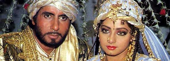 Sridevi and amitabh bachchan together in a film