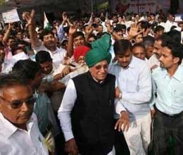 INLD Leader giant on Devi Lal Jayanti 