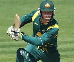 phillip hughes hundred pushes australia to 247