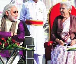 guv praises modi, says guj gave country direction for progress
