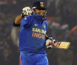 rohit  and raina star in india odi series clinching win