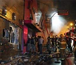 wave of mourning in brazil after night club fire incedance