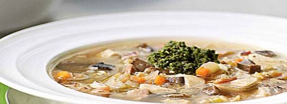 broccoli and chicken walnut soup