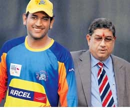 dhoni named vice president of company headed by bcci chief