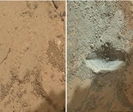 mars rover dig on mars