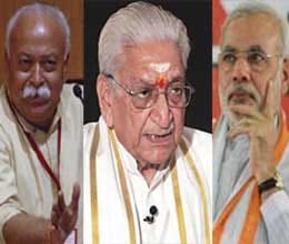 bjp's mission-2014 on rss hands