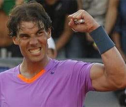 rafael nadal triumphs in singles return