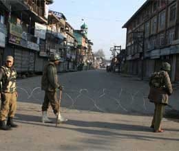 curfew continues in kashmir
