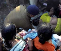 two killed in stampede at kumbh