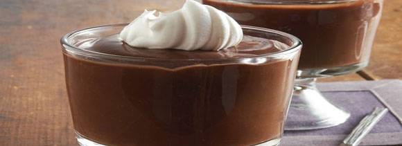 valentines day special chocolate chiffon pudding