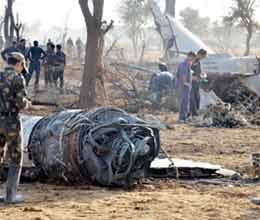 mig-27 fighter aircraft crashed in rajasthan