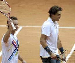 nadal wins doubles debut at brazil open