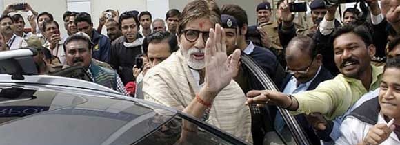 big b in his Sasural for 'Satyagraha'
