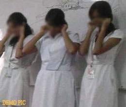 teacher gived shameful punishment to girl students
