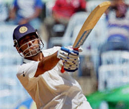 india take control of first test with dhoni maiden double century