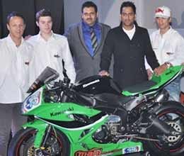 dhoni racing team won first race of season
