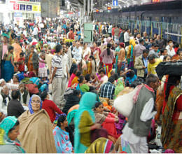 Allahabad Railway station in the presence of 'Rampage'