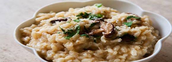mushroom zuccini rissoto