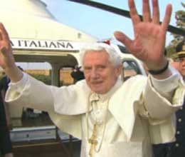 former pope said he is now a pilgrim