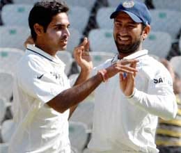 bhuvneshwar kumar leaves india with a shot at victory in mohali test