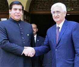 bjp slams salman khurshid for lunch with pakistan pm
