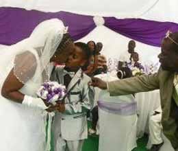 8 year boy married to 61 year lady