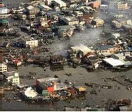 japan earthquake rocked space