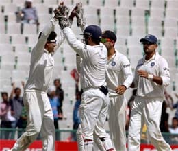 india vs australia mohali test day two live