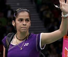 saina crashes out in controversial circumstances