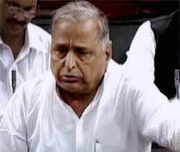mulayam angry in lok sabha over beni prasad verma remarks